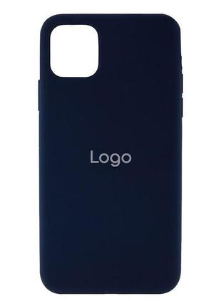 Чехол silicone case full size (aa) для iphone 11 pro max цвет 70.deep navy9 фото