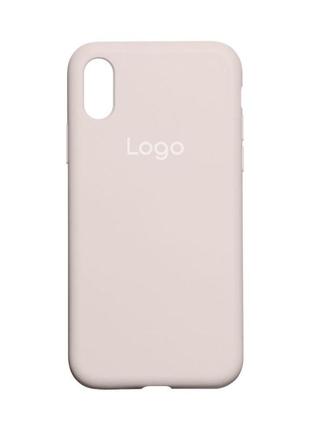 Чохол для iphone x для iphone xs full size колір 19 pink sand