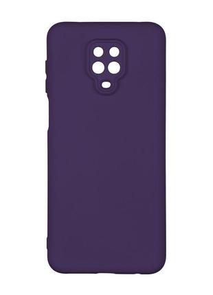 Чехол silicone cover full camera (a) для xiaomi redmi note 9s / note 9 pro / note 9 pro max цвет 34.purple от