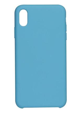 Чохол для iphone xs max soft case колір 16 blue1 фото