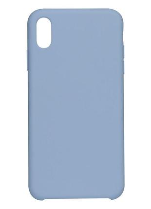 Чохол для iphone xs max soft case колір 16 blue2 фото