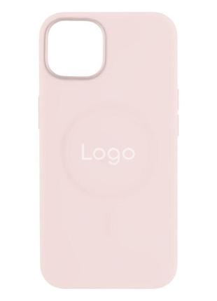 Чохол original silicone case+magsafe+splashscreen для iphone 13 pro max колір 8, chalk pink