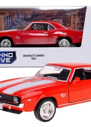 Автомодель — chevrolet camaro 1969 (червоний) 250336u технодрайв