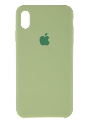 Чехол для iphone xs max original цвет 61 avocado green