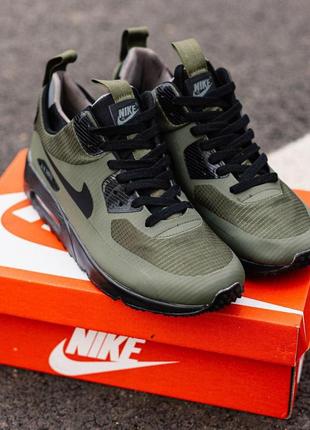 Мужские кроссовки nike air max 90 termo haki