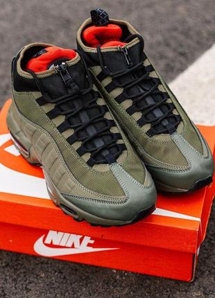 Мужские кроссовки nike air max 95 sneakerboot haki код : 322