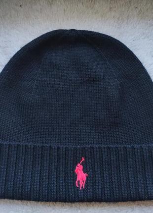 Шапка polo ralph lauren merino шерсть мериноса