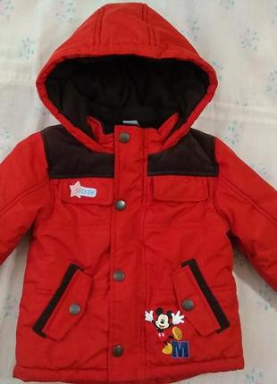 Куртка bhs міккі маус курточка демі тепла
