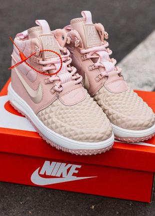 Женские кроссовки nike lunar force duckboot rose