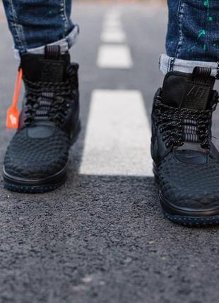 Женские кроссовки nike lunar force duckboot black5 фото