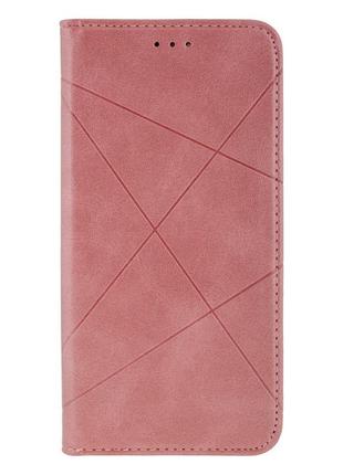 Чехол-книжка business leather для xiaomi mi 11 lite цвет малиновый2 фото