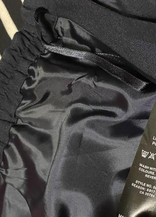 Юбка миди тёмно-синяя в черную  полоску на подкладке немецкого бренда eastex 💙5 фото