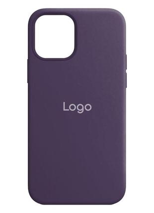 Чехол для iphone 11 silicone case full size aa  цвет 68 blackcurrant8 фото