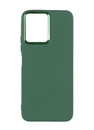 Чехол для xiaomi redmi 12 silicone cover metal frame aa  цвет 45 army green