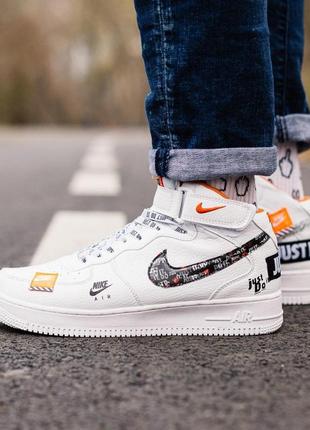 Чоловічі кросівки nike air force 1 just do it2 фото