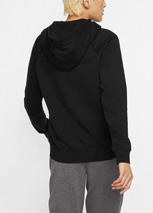 Кофта дружин. nike w nsw essntl hoodie fz flc (арт. bv4122-010)4 фото