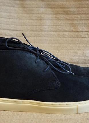 Капітальні замшеві дезерты темно-синього кольору next англія 41 р