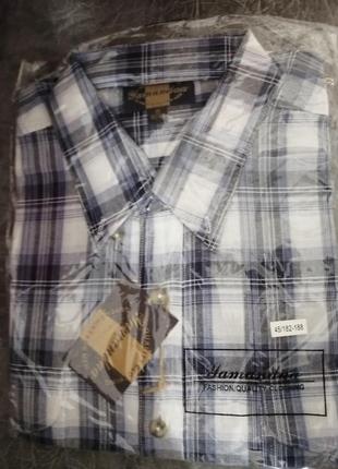 Мужская рубашка в клетку
