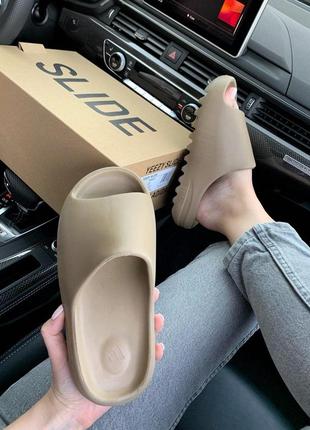 Женские кроссовки adidas yeezy boost  earth brown4 фото