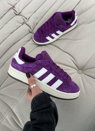 Жіночі кеди adidas сampus violet 💜1 фото