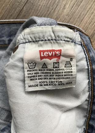 Вінтажні джинсові бойфренд шорти від levi's 5019 фото