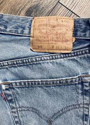 Винтажные джинсовые бойфренд шорты от levi's 5018 фото