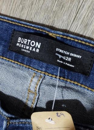 Мужские джинсы / burton menswear london / штаны / брюки / мужская одежда / чоловічий одяг /3 фото