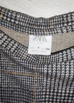Стильна кофта zara в клітинку, оверсайз 5
