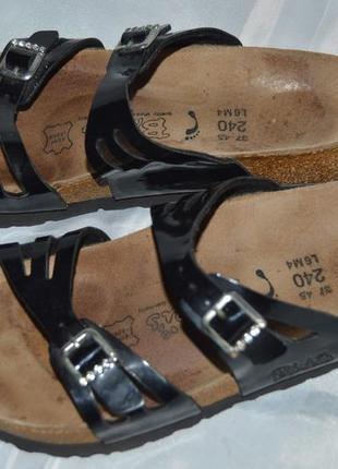 Шльопки шльопанці кожа birkis birkenstock розмір 37 38, шлепки