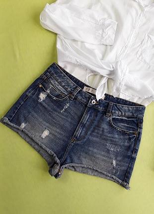 Крутые шорты от denim с высокой посадкой