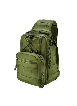 Нагрудна сумка кобура | мужская сумка-слинг тактическая | мужская тактическая сумка барсетка | рюкзак yp-4095 фото