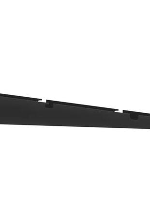 Кронштейн перехідний 306/406 (правий) чорний тм "kolchuga" (консольна система зберігання, чорний)1 фото
