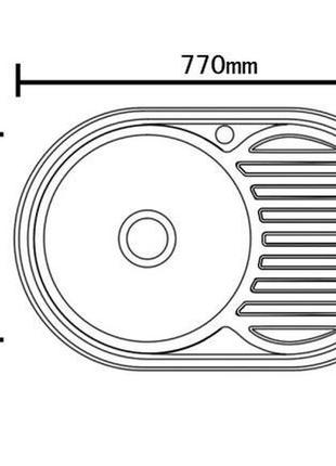 Кухонная мойка romzha (eko) dana nova textura7 фото