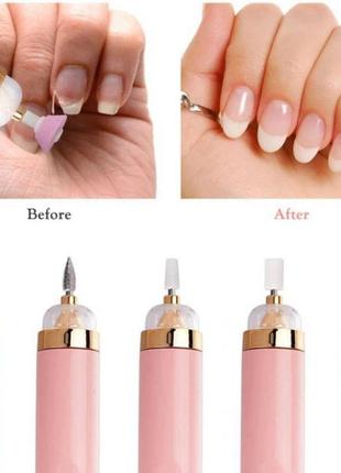 Фрезерный аппарат для маникюра flawless salon nails розовый, фрезер для маникюра rp-179 для начинающих10 фото