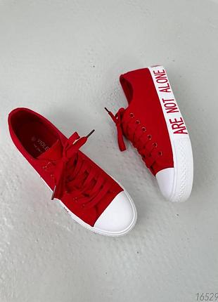 Кеди жіночі червоні