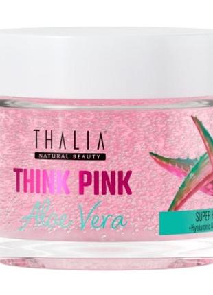 Денний крем-гель для обличчя з рожевим алое thalia, 50 мл