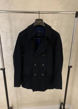 Плащ пальто куртка tommy hilfiger темно синій тренч парка