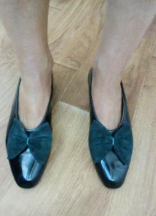 Італійські туфлі з натуральної шкіри ретро2 фото
