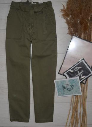 Xs нові фірмові трендові штани з ременем і накладними кишенями pull&bear7 фото