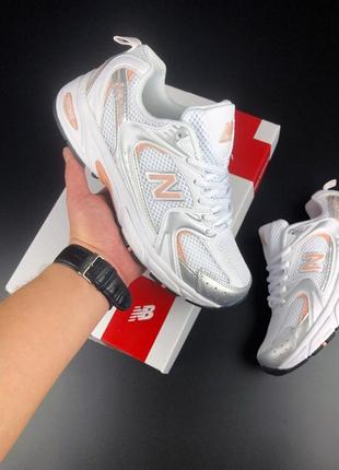 Кроссовки женские new balance 530 белые демисезонные