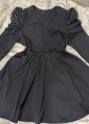 Платье черное  размер:52-543 фото