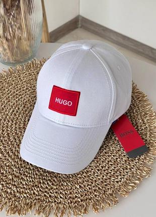 Бейсболка кепка в стилі hugo boss / бейсболка кепка белая в стиле hugo boss 🧢✨
