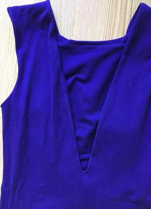 Фіолетова приталена сукня otherstories з відкритою спиною вечернее платье4 фото