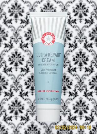 Восстанавливающий увлажняющий крем для сухой кожи fab ultra repair cream first aid beauty