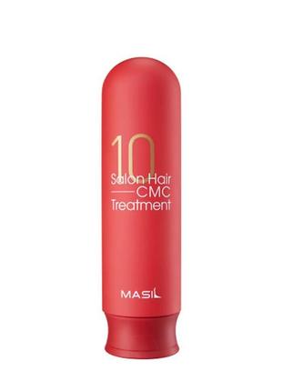 Відновлюючий професійний бальзам з церамідами masil 10 salon hair cmc treatment, 300 мл