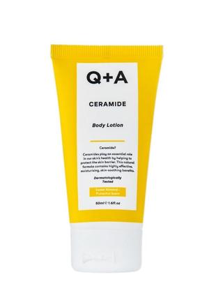 Регенерувальний лосьйон для тіла з церамідами q+a ceramide body lotion, 50