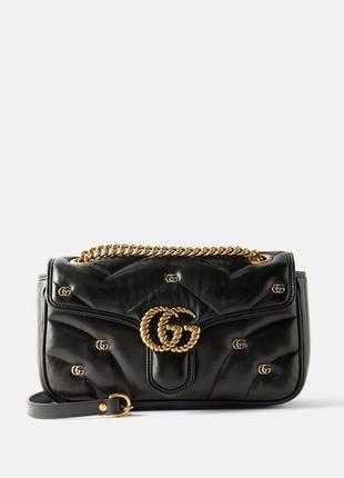 Gucci mormont кожаная сумка премиум2 фото
