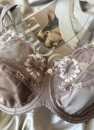 М'який бюстгальтер великого розміру без поролону на чашку g капучино