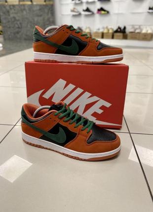 Кроссовки nike zoom stefan white skate shoes for kids wheel pro retro (green / orange / black)2 фото