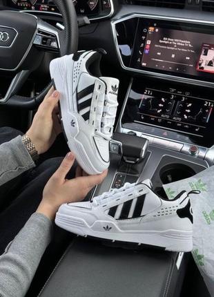 Модные демисезонные кроссовки кеды adidas originals adi2000 all white grey классические кеды кроссовки адедас белые с серым6 фото